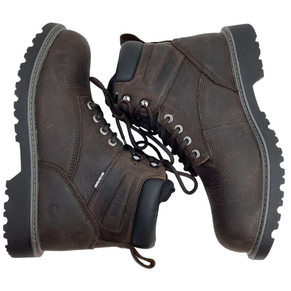 Wolverine Floorhand 6” Mens 8.5 EW Waterproof Lace-Up Leather Work Boots - Picture 4 of 15